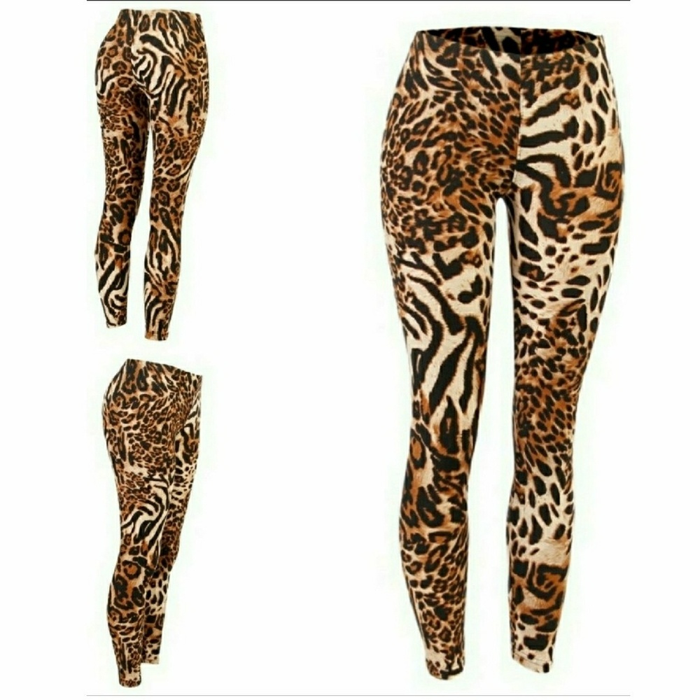 Super Soft Animal print leggings - NWT, size Small